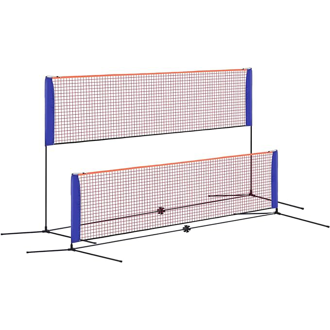 Badminton Net - Draagbaar badmintonnet, klein formaat, 4,1 m