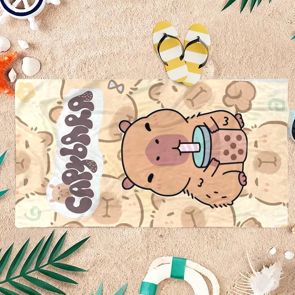 Capybara Cartoon sneldrogende  - Towel Small Sport recensie en prijs