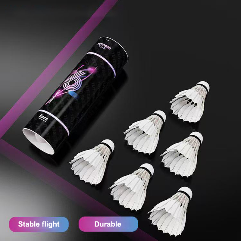 3/6 stuks witte ganzenveren ba - Badminton Tournament recensie en prijs