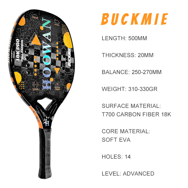 HOOWAN BUCKMIE Strandtennisrac - Li Ning Racket recensie en prijs